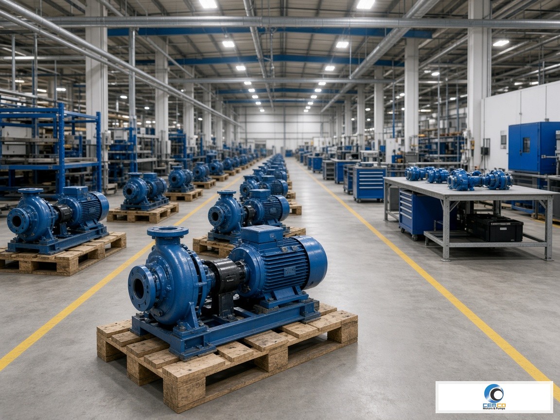 CEMCO pump and motor quality manufacturing
